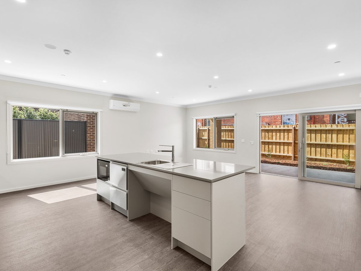 Open-plan kitchen, living and dining area